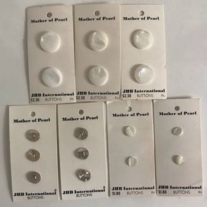 Mother of Pearl Buttons Vintage